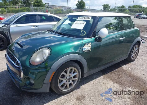 2015 Mini Hardtop Cooper S из США, поврежденный, VIN WMWXP7C50F2A38545